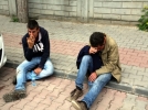 Kavgaya tutu�an Suriyeliler hastanelik oldu