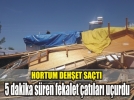 Gerede'yi hortum vurdu