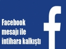 Facebook mesaj� intihara y�neltti