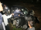 Bariyerleri par�alayan ara� k�pr�den u�tu: 1 �l�
