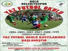 Belediye Yaz Futbol Okulu kay�tlar� ba�lad�