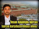 Bor� �nemli de�il, m�him olan sa�l�k
