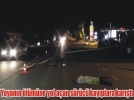 Otomobilin �arpt��� kad�n �ld�