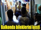Gen� kad�n balkonda intihara kalk��t�
