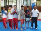 Kick-Boks tak�m�m�z madalya pe�inde
