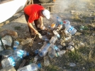 Bal�k��lar�n b�rakt��� ��pler temizlendi