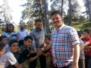 Kursu bitirip pikni�e gittiler
