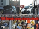 TEM'de zincirleme kaza: 5 yaral�