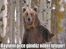 K�yl�ler av t�fe�iyle ay� n�beti tutuyor
