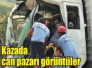 S�r�c�s� uyuyan TIR kereste y�kl� kamyona �arpt�