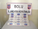 Yolcu otob�s�nde 950 paket ka�ak sigara