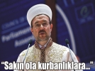 �Kurbanl�klara eziyet etmeyin�