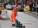 �zzet Baysal Caddesi�ne kad�n eli de�di