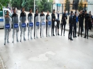 Polis g�lgesinde sendika eylemi