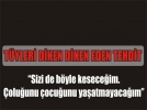 Ayakkab�dan kan donduran tehdit notu