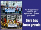 Okulu de�il meydan� doldurdular
