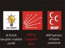 Ak Parti, CHP ve MHP�de se�im heyecan� ba�lad�