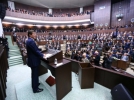 Ak Gen�lik Ahmet Davuto�lu'nu konu�turmad�