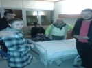 Karag�z ve ekibinden hasta ziyareti