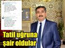 Tatil onlar� �air yapt�