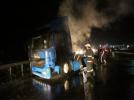 Yeni�a�a'da TIR yang�n�