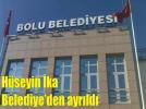 Belediye y�netiminden istifa