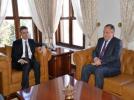 Ba�kan Y�lmaz'dan Vali Baru�'a ziyaret