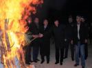 Nevruz ate�i yak�ld�
