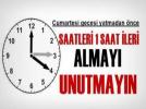 Yaz saati ba�l�yor
