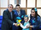 Otizm hastas� �ocuklardan Ba�kan Y�lmaz�a ziyaret