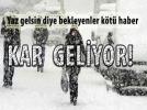 KAR YA�I�I GEL�YOR...