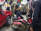 Motosiklet otomobile �arpt�