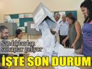 SANDIKLARIN Y�ZDE 100'� A�ILDI! ��TE SONU�LAR