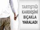 Karde� karde�i b��akla yaralad�