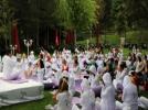 Abant'ta yoga yapt�lar