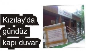 K�z�lay�da g�nd�z kap� duvar