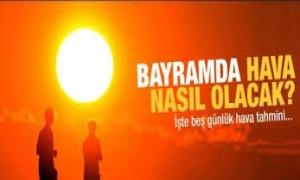 Bayramda hava nas�l olacak?
