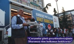 �HH�den 5 bin ki�iye iftar