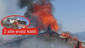 AKPINAR MAHALLES�' NDE KORKUN� YANGIN