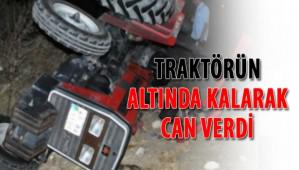 Trakt�r alt�nda can verdi