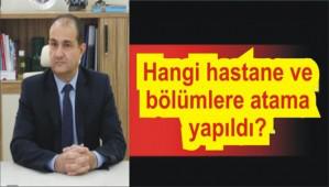 Bolu'da hangi hastane ve b�l�mlere atama yap�ld�?