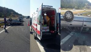 TEM'DE TRAF�K KAZASI 4 YARALI