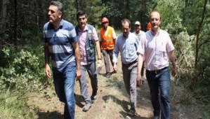 �ahin, �al��malar� yerinde inceledi