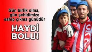 BOLUSPOR TEK YUMRUK OLMAYA �A�IRIYOR