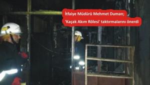 Elektrikli aletten ��kan yang�n korkuttu
