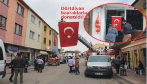 D�RTD�VAN BAYRAKLARLA DONATILDI!
