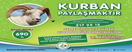 Kurban bereketi payla�t�k�a artar