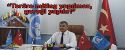 �Ter�re miting yap�lmaz, gere�i yap�l�r!�