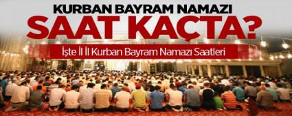 BAYRAM NAMAZI SAATLER�