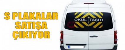 15 adet (S) plaka ihaleye ��k�yor